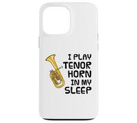 Je joue du cor ténor pendant mon sommeil, musicien drôle Coque pour iPhone 13 Pro Max