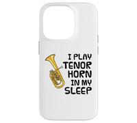 Je joue du cor ténor pendant mon sommeil, musicien drôle Coque pour iPhone 14 Pro