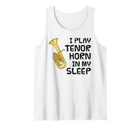 Je joue du cor ténor pendant mon sommeil, musicien drôle Débardeur