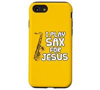 Je Joue du Saxophone pour Jésus, saxophoniste d'église Coque pour iPhone SE (2020) / 7/8