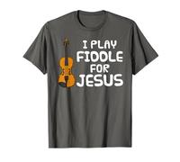 Je Joue du Violon pour Jésus, Musicien violoniste d'église T-Shirt