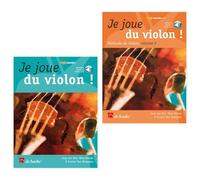 Je joue du violon Vol. 1 + Vol. 2 (DHP 1063962-404, DHP 1074267-404, 9789043165846, 9789043162593) + Cahier de musique Soundman + 2 crayons (Kit de démarrage)