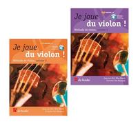 Je joue du violon Vol. 2 + Vol. 3 (DHP 1074267-404, DHP 1104949-404, 9789043162593, 9789043168564) + Cahier de musique Soundman + 2 crayons (Ensemble de départ)