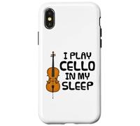 Je joue du violoncelle dans mon sommeil, violoncelliste Coque pour iPhone X/XS