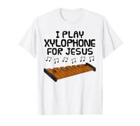 Je Joue du Xylophone pour Jésus, Musicien d'église T-Shirt