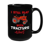 Je Joue Encore Avec Des Tracteurs Tasse À Thé Drôle Tasse À Café Durable Mug Idée Cadeau Pour Noël Pâques Bureau 330Ml