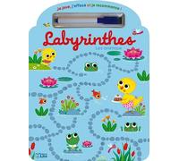 Je joue, j'efface et je recommence- Labyrinthes - Dès 4 ans