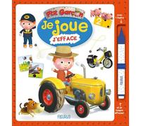 Je joue, j'efface - P'tit garçon (tracteur) - Alexis Nesme - Fleurus - cartonné - Livre-jeu