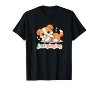 Je Joue Juste à Un Mignon Chien Kawaii T-Shirt