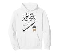 Je Joue Mieux de la Clarinette Quand Je suis caféiné Sweat à Capuche