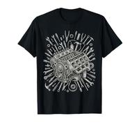 Je Joue Toujours avec Blocks Car Engine Funny Car Mechanic T-Shirt