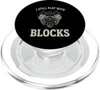 Je Joue Toujours avec Blocks Engine Car Mechanic PopSockets PopGrip pour MagSafe