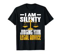 Je Juge en Silence Ton Conseil juridique drôle T-Shirt