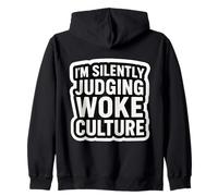 Je Juge silencieusement l'opposition d'une Critique culturelle éveillée drôle Sweat à Capuche