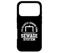 Je Juge silencieusement Un ingénieur des eaux usées drôle Coque pour iPhone 17 Pro