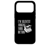 Je Juge silencieusement Votre sténographie de Diction, sténographe judiciaire Coque pour iPhone 17 Pro Max