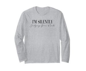 Je Juge tes Ongles en Silence Manche Longue