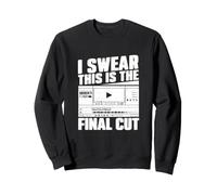 Je Jure Que C'est Le Montage de Films Final Cut pour Les monteurs vidéo Sweatshirt