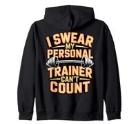 Je Jure Que Mon entraîneur Personnel ne Sait Pas Compter la Salle de Sport Sweat à Capuche