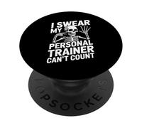 Je Jure Que Mon entraîneur Personnel ne Sait Pas Compter PopSockets PopGrip Adhésif