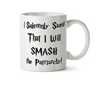 Je Jure Solennellement Que Je Briserai Le Patriarcat - Féministe Tasses Drôle Tasse Céramique Tasse À Café Pour Petit Déjeuner Femme Homme 330Ml