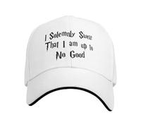 Je Jure solennellement Que Je ne suis Pas à la Hauteur de Bonnes Casquettes de Baseball Hip Hop Sandwich Cap Hommes Femmes Réglable Plein Air Sport Chapeau Cadeau