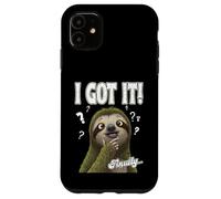 Je l'ai Compris ! Enfin Les réponses aux Questions Paresseux Mignons penseur Lent Coque pour iPhone 11