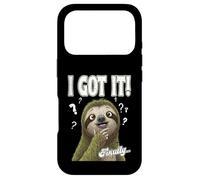 Je l'ai Compris ! Enfin Les réponses aux Questions Paresseux Mignons penseur Lent Coque pour iPhone 17 Pro