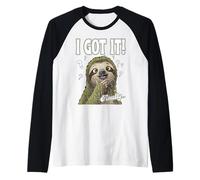Je l'ai Compris ! Enfin Les réponses aux Questions Paresseux Mignons penseur Lent Manche Raglan