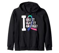 Je l'ai EU, Je l'ai battu, Je suis Libre ! Sweat à Capuche
