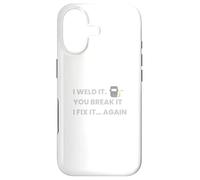 Je l'ai soudé. Vous Le cassez. Je Le répare à Nouveau Coque pour iPhone 17