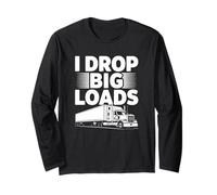 Je Laisse Tomber de Grosses Charges - Funny Trucker Manche Longue