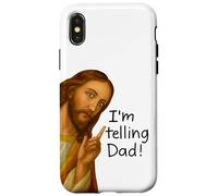 Je Le dis à Papa Jesus Meme Coque pour iPhone X/XS