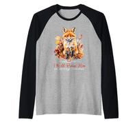 Je Le louerai à Chaque Saison Fall Fox Christian Worship Manche Raglan