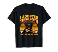 Je Les AI adoptés Tous Les Deux, C'est comme ça Que ça Marche T-Shirt Graphique avec Valeur