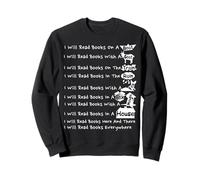 Je lirai des livres sur un bateau et partout en lisant un amateur de livres Sweatshirt