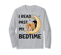 Je lis après l'heure du coucher - Book Lovers Reader Reading Bookworm Manche Longue