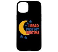Je lis après l'heure du Coucher, Crescent Moon Bookish Night Reader Coque pour iPhone 15 Plus