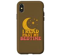 Je lis après l'heure du Coucher, Crescent Moon Bookish Night Reader Coque pour iPhone X/XS