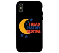 Je lis après l'heure du Coucher, Crescent Moon Bookish Night Reader Coque pour iPhone X/XS