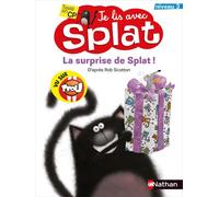 Je lis avec Splat: La surprise de Splat ! Niveau 3 - Rob Scotton - Nathan - Poche - Roman cadet