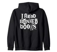 Je lis des Livres Interdits Funny Bookish Ransom Note Reader Library Sweat à Capuche