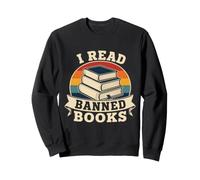 Je lis des Livres Interdits, liseuse, bibliothécaire, Amateur de Livres, rétro Sweatshirt
