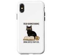 Je lis des Livres Interdits Lover Bookworm Love Banned Books Coque pour iPhone X/XS