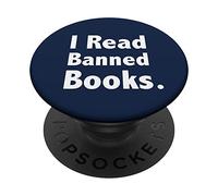Je lis des Livres Interdits. PopSockets PopGrip Adhésif