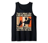 Je lis des livres, je bois du café et je caresse mon Gog. C'est ce que je fais. Débardeur