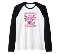 Je lis des Livres pour Apprendre Une créature de la mer Kawaii Cute Funny Manche Raglan