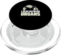 Je lis Entre Les Organes, Une Science mortuaire Amusante et Une Technique d'autopsie PopSockets PopGrip pour MagSafe