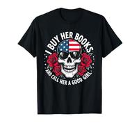 Je lui achète des livres et je la considère comme une bonne fille, amateur de livres, squelette T-Shirt