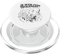 Je M’en Fish Totalement Humour Pêcheur Pêche Jeu De Mot PopSockets PopGrip pour MagSafe